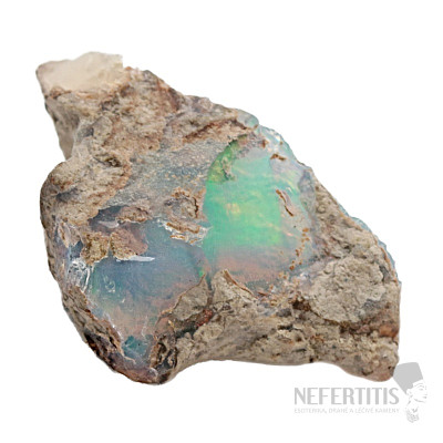 Ethiopian opal in rock 53