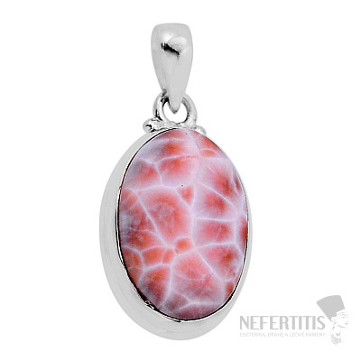 Natrolith Anhänger Silber Ag 925 53238