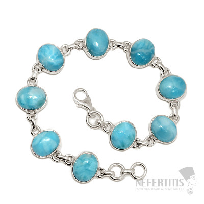 Larimar bracelet silver Ag 925 B537
