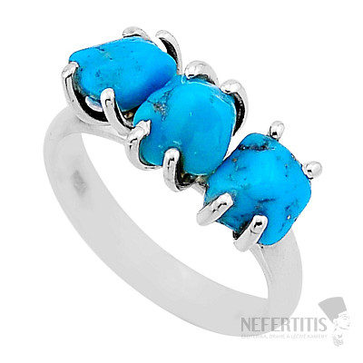 Türkis Dornröschen Ring Ag 925 53951