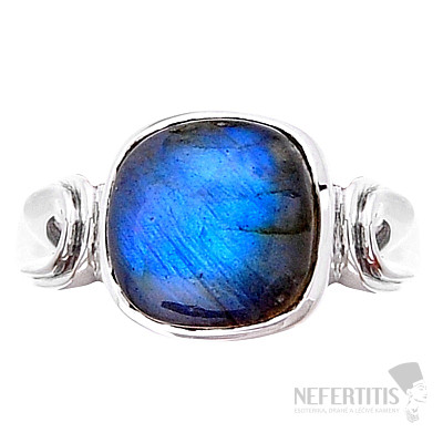 Labradorite rainbow ring silver Ag 925 54559