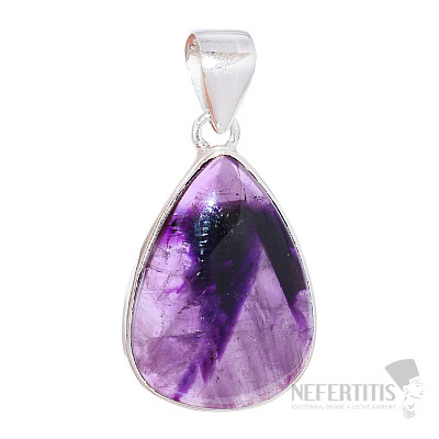 Amethyst star pendant silver Ag 925 P550