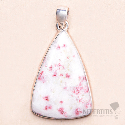 Cinnabarite pendant silver Ag 925 KO58