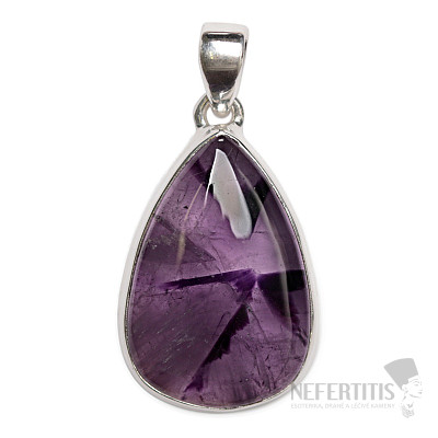 Ametyst star prívesok striebro Ag 925 P591