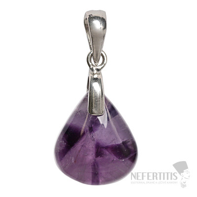 Amethyst-Trapiche-Anhänger, Silber Ag 925 Nr. 6