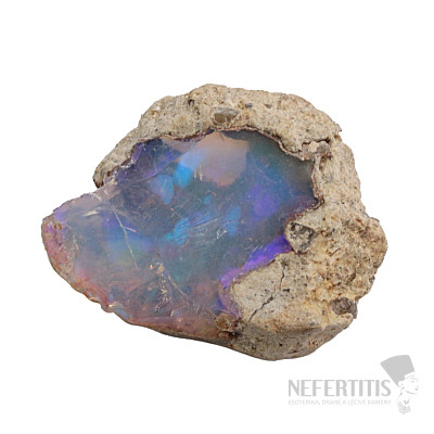Ethiopian opal in rock 60