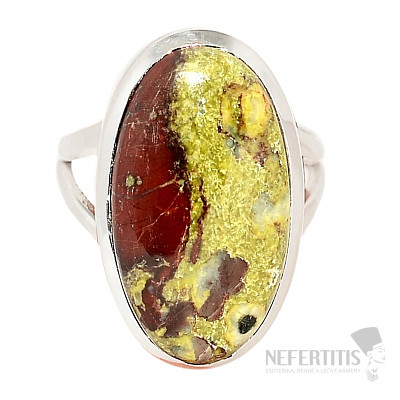 Dragon stone ring silver Ag 925 R61