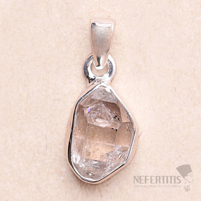 Herkimer diamant přívěsek stříbro Ag 925 LOT62