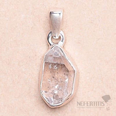 Herkimer diamant přívěsek stříbro Ag 925 LOT63