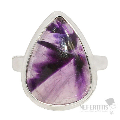 Ametyst star prsteň striebro Ag 925 R644