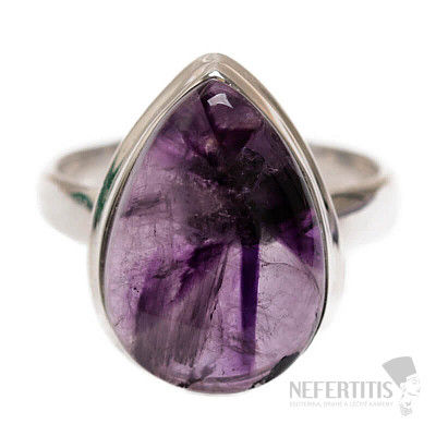 Amethyst star ring silver Ag 925 R677