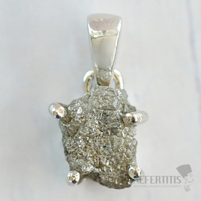 Diamant Natur Roh Anhänger Silber Ag 925 LOT68