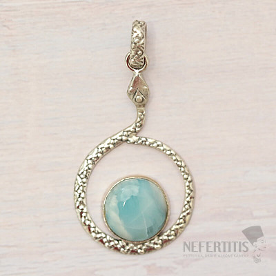 Larimar přívěsek stříbro Ag 925 69511