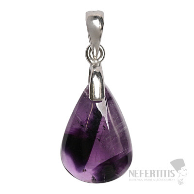Amethyst-Trapiche-Anhänger, Silber Ag 925 Nr. 7