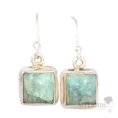 Aquamarine earrings silver Ag 925 E708