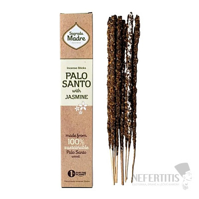 Vonné tyčinky Sagrada Madre Palo Santo a Jasmine - jazmín