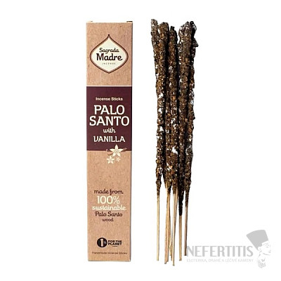 Vonné tyčinky Sagrada Madre Palo Santo a Vanilla - vanilka