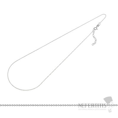Silver chain Ag 925 adjustable length 50 - 55 cm v1