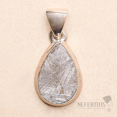 Meteorit Muonionalusta prívesok striebro Ag 925 P769