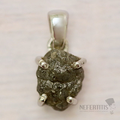 Diamant Natur Roh Anhänger Silber Ag 925 LOT77