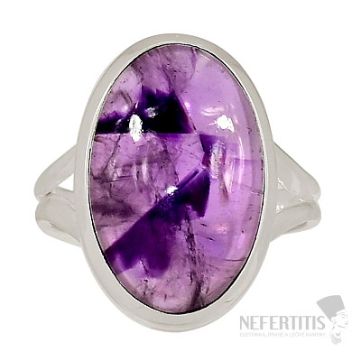 Amethyst star ring silver Ag 925 R793