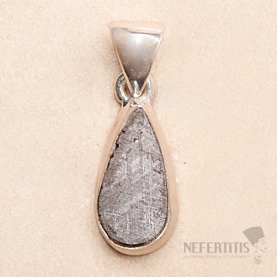 Meteorit Muonionalusta prívesok striebro Ag 925 P795