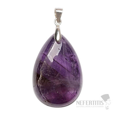 Amethyst-Anhänger, Silber Ag 925, Nr. 8