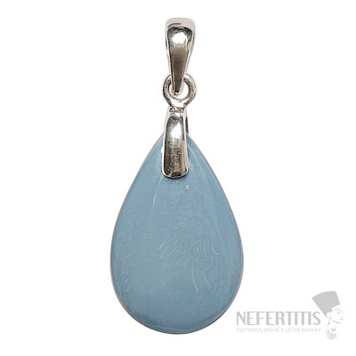Opál modrý přívěsek stříbro Ag 925 č. 8