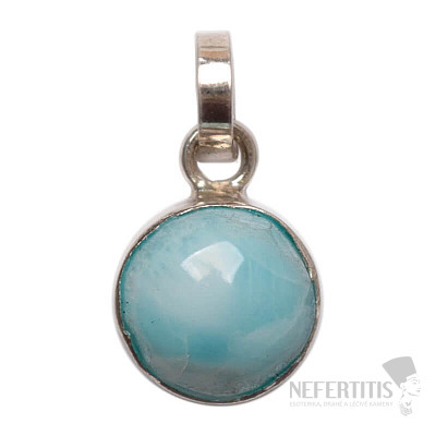 Larimar-Anhänger, Silber Ag 925, Nr. 8