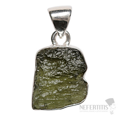 Vltavín prívesok striebro Ag 925 P808