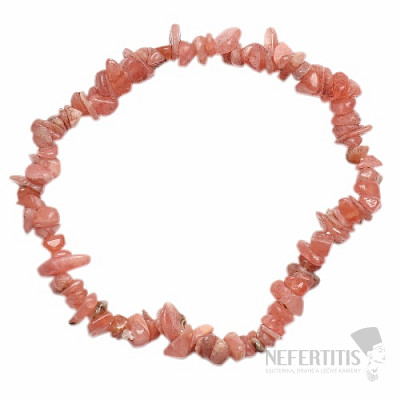 Rhodochrosite bracelet chopped AA quality