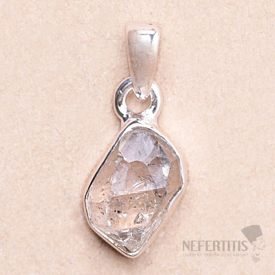 Herkimer diamant přívěsek stříbro Ag 925 LOT82