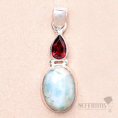 Larimar přívěsek stříbro Ag 925 82225