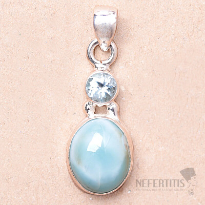 Larimar přívěsek stříbro Ag 925 85680