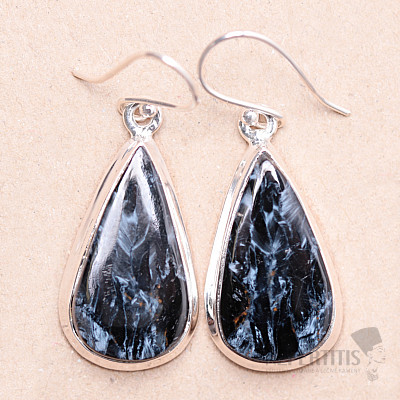 Pietersit earrings silver Ag 925 E857