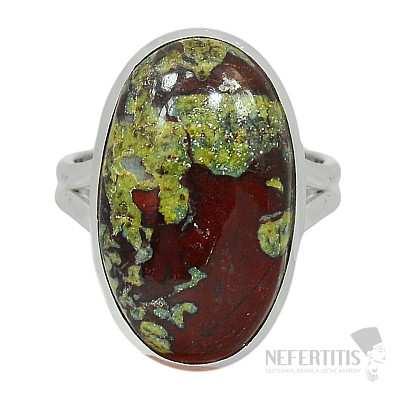 Dragon stone ring silver Ag 925 R86