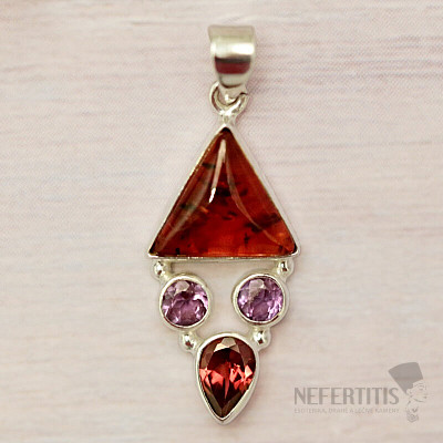 Bernsteinanhänger Silber Ag 925 86347