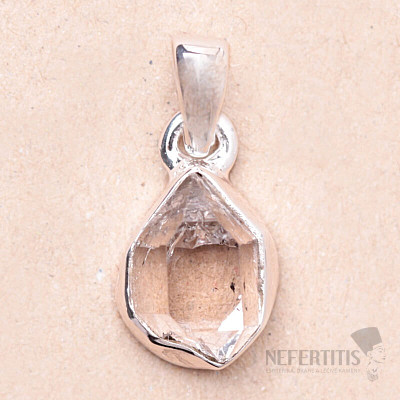 Herkimer diamant přívěsek stříbro Ag 925 LOT87