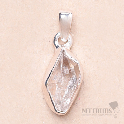 Herkimer diamant přívěsek stříbro Ag 925 LOT88