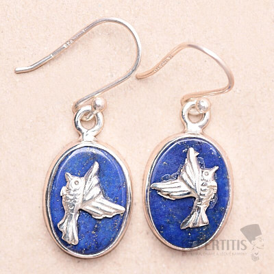 Lapis Lazuli náušnice stříbro Ag 925 88095