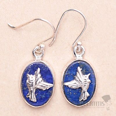 Lapis Lazuli náušnice striebro Ag 925 88106