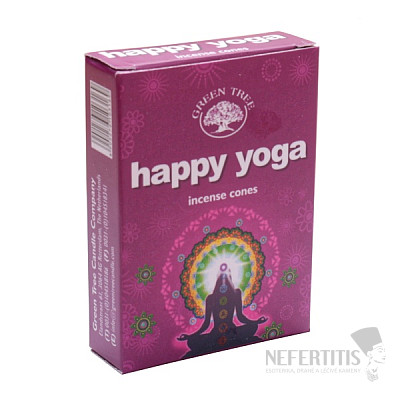 Green Tree Happy Yoga Duftkegel