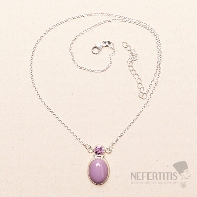 Fosfosiderit náhrdelník stříbro Ag 925 89679