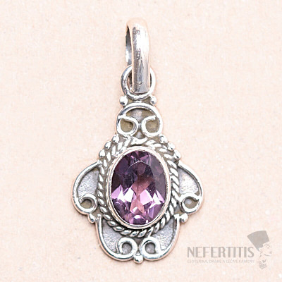 Amethyst-Anhänger Silber Ag 925 MIX9
