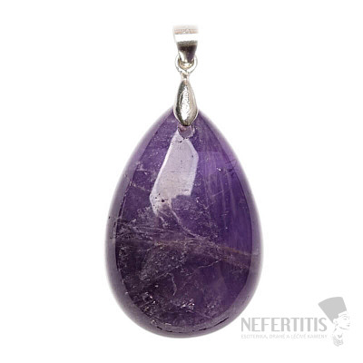 Amethyst pendant silver Ag 925 no. 9