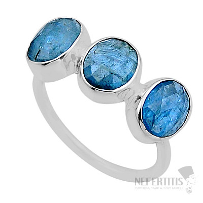 Aquamarine silver ring Ag 925 52808