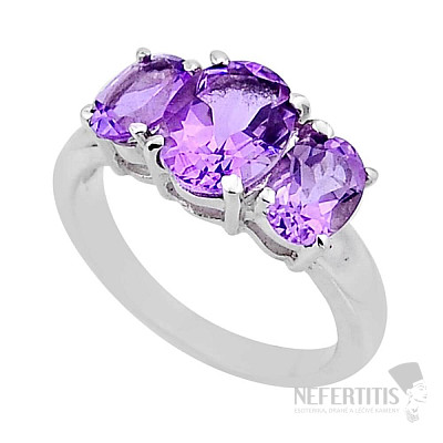 Amethystschliffring Silber Ag 925 54588