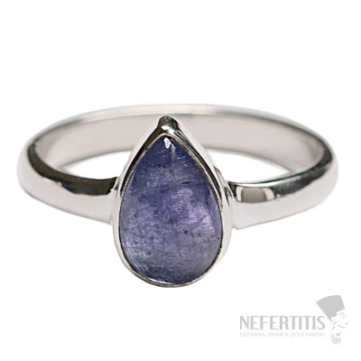 Tanzanit prsten stříbro Ag 925 R925