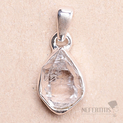 Herkimer diamant přívěsek stříbro Ag 925 LOT93