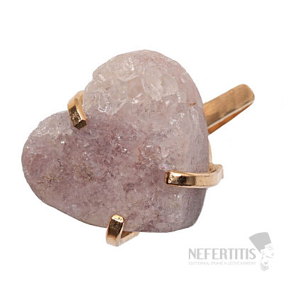 Be Beautiful Amethyst Rosa Herz Ring 94